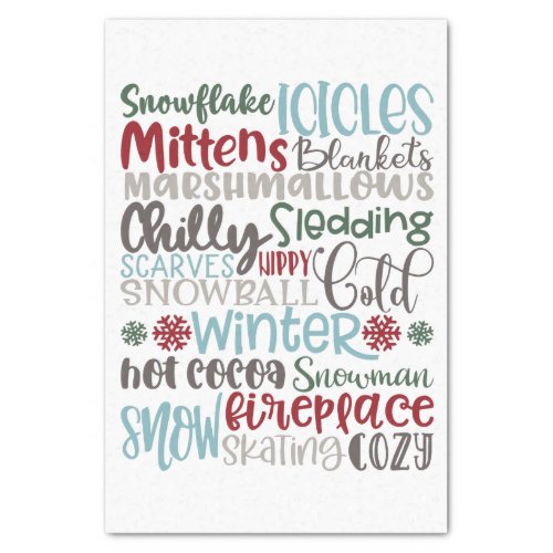 Winter Moments Tissue Paper