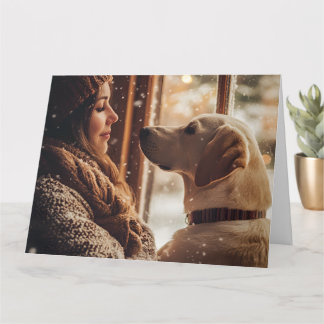 Winter Moments with Labrador Card