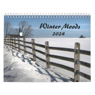 Winter Moods Fine Art Photography Nature 2024 Calendar