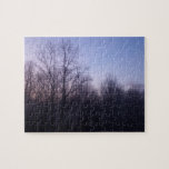 Winter Moon Morning Landscape Photography Jigsaw Puzzle