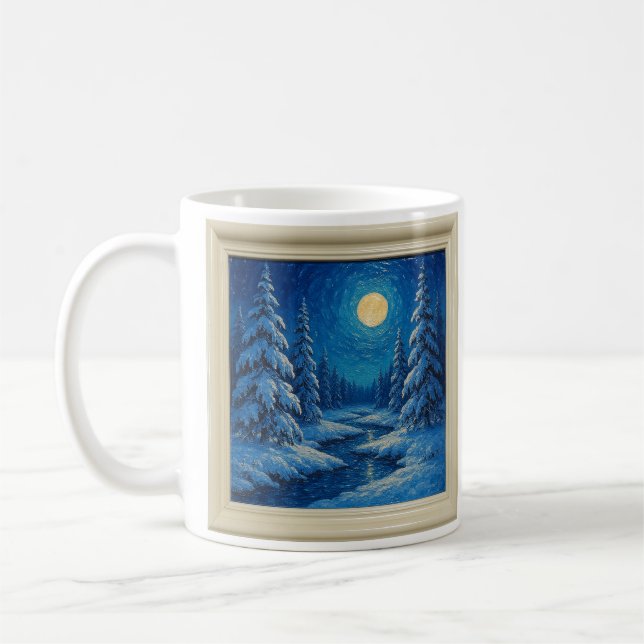 Winter Moonlight Mug (Left)
