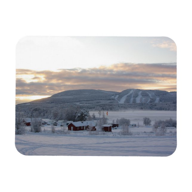 Winter Morning #1 Magnet (Horizontal)