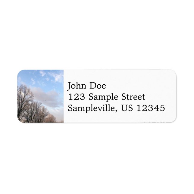 Winter Morning I Label (Front)