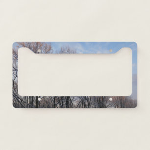 Winter Morning III Nature Landscape License Plate Frame