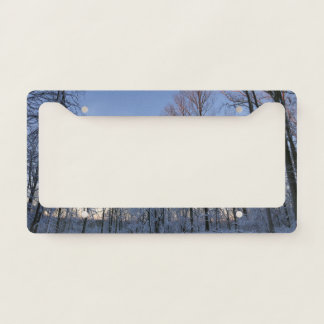 Winter Morning Light I Landscape License Plate Frame