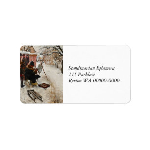 Winter Motif Åsögatan Label