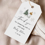 Winter Mountain Baby Shower Thank You Gift Tags<br><div class="desc">Mountain Winter Baby Shower Thank You Gift Tags</div>