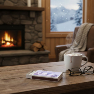 Winter Mountain Bachelorette Weekend Custom  Matchboxes