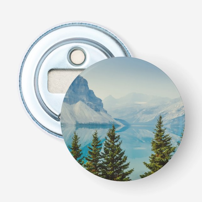 winter mountain lakes bottle opener (Front)