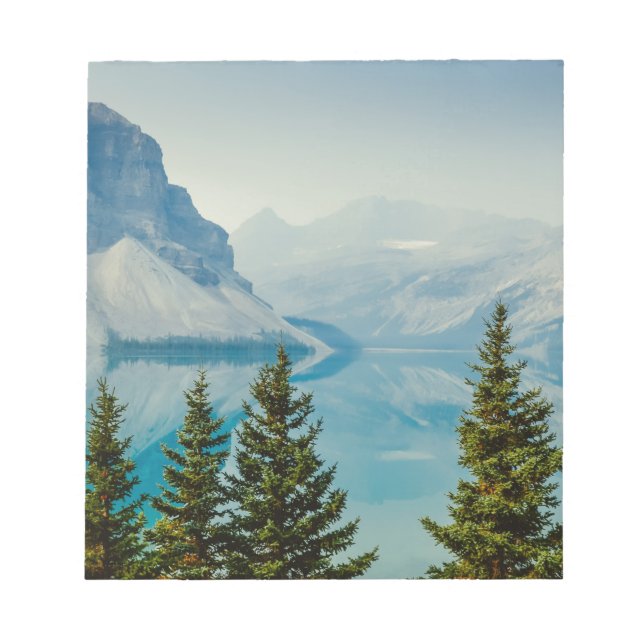 winter mountain lakes notepad (Front)