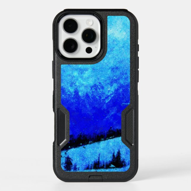 Winter Mountain Landscape Otterbox iPhone Case (Back)