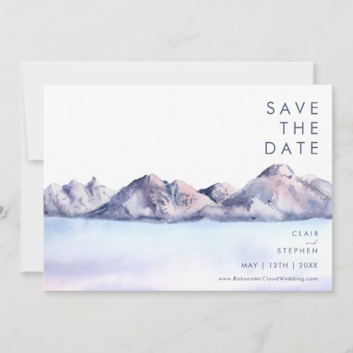 Winter Mountain Save The Date