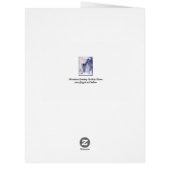 Winter Mountain Scene Christmas Greeting Card (Back)