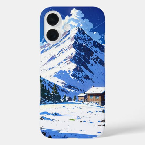 Winter Mountain Serenity iPhone 16 Case