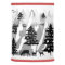 Winter Mountain Woodland Animals Rustic Deer Bear