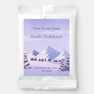 Winter Mountains Bachelorette Cocoa Drink Mix