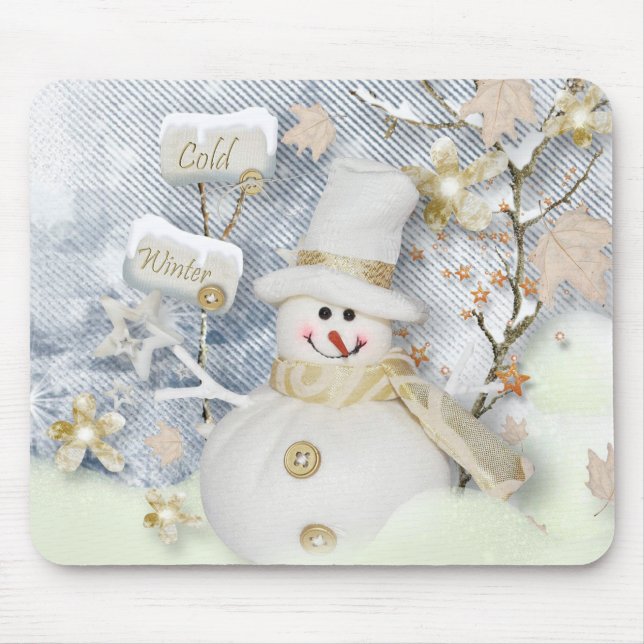 Winter Mouse pad/Snowman Pad (Front)