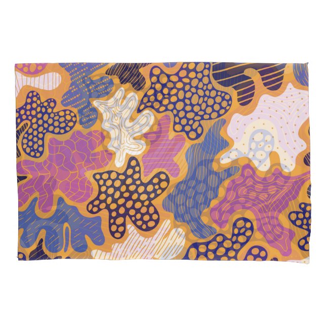 Winter Mulled Wine: Mixed Media Pillow Case (Front)