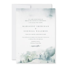 Winter Mystère I Formal Wedding Invitation