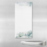 Winter Myst&#232;re Magnetic Notepad at Zazzle