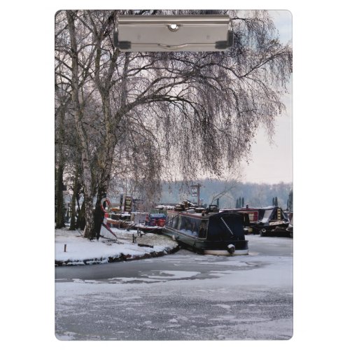 WINTER NARROWBOATS CLIPBOARD