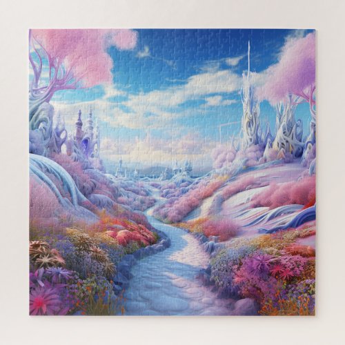 Winter nature view jigsaw puzzle
