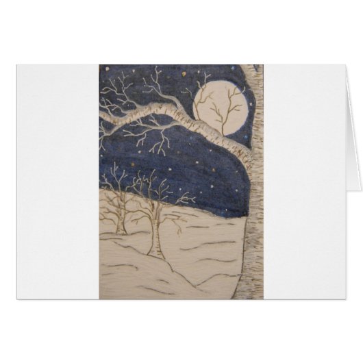 Winter Night Cards (Front Horizontal)