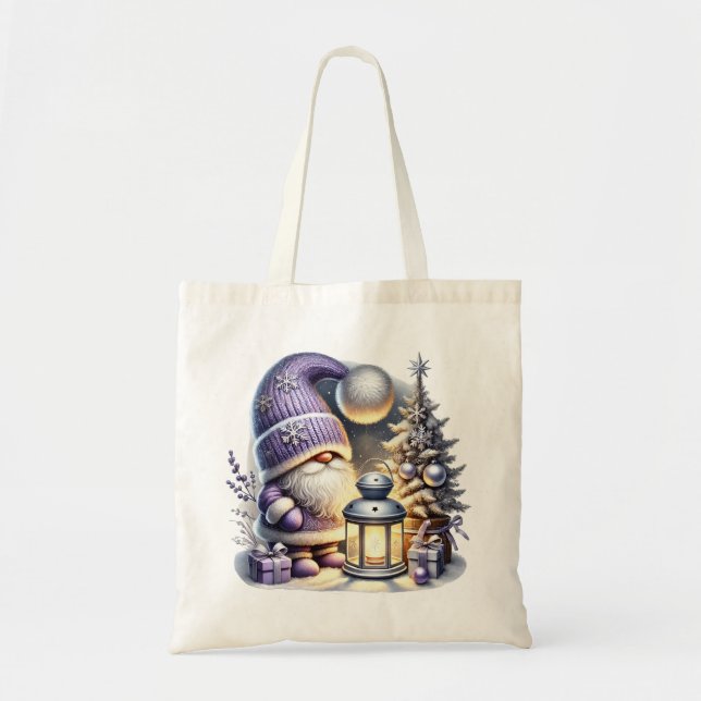Winter Night Gonk Tote Bag  (Front)