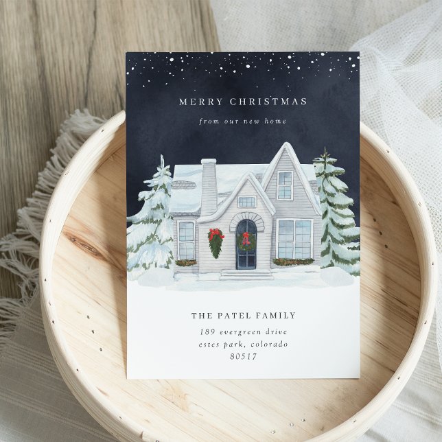 Winter Night Holiday Moving Announcement (Creator Uploaded)