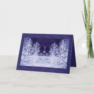 Winter Night  Holidays Card