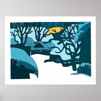 Winter Night Poster