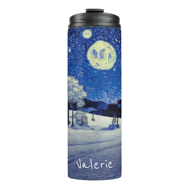Winter Night Thermal Tumbler (Front)