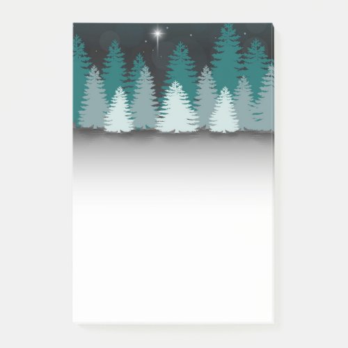 Winter Night with Star of Bethlehem Post_it Notes