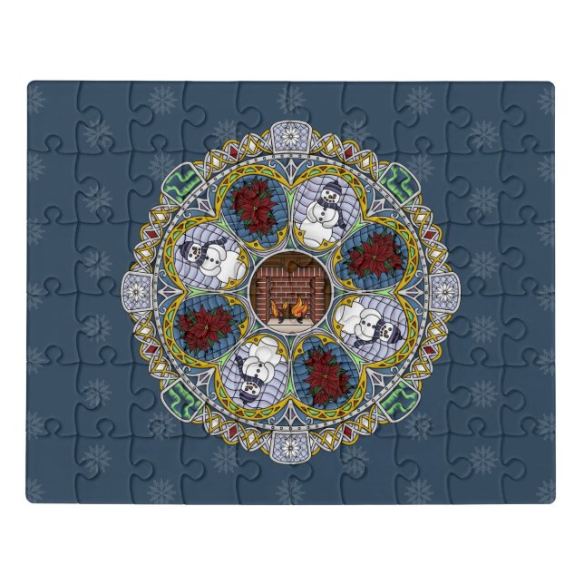Winter Nouveau Acrylic Puzzle (Puzzle Horizontal)