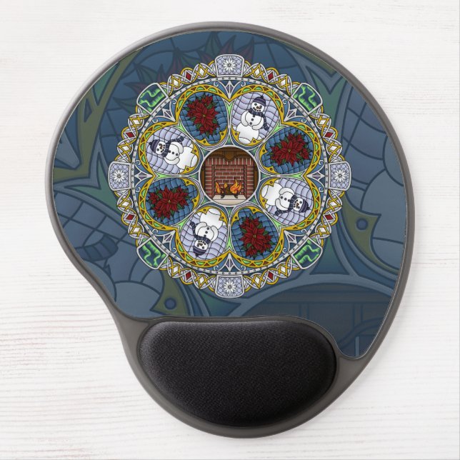 Winter Nouveau Gel Mousepad (Front)