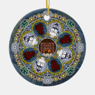 Winter Nouveau Ornament