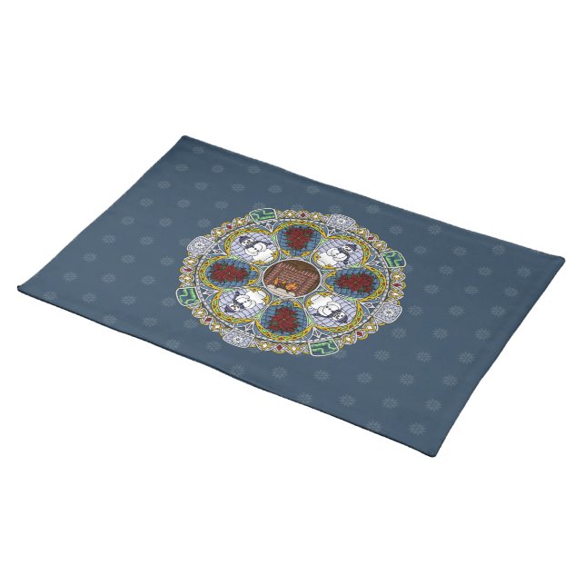 Winter Nouveau Place Mat (On Table)