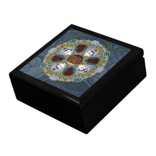 Winter Nouveau Tile Box