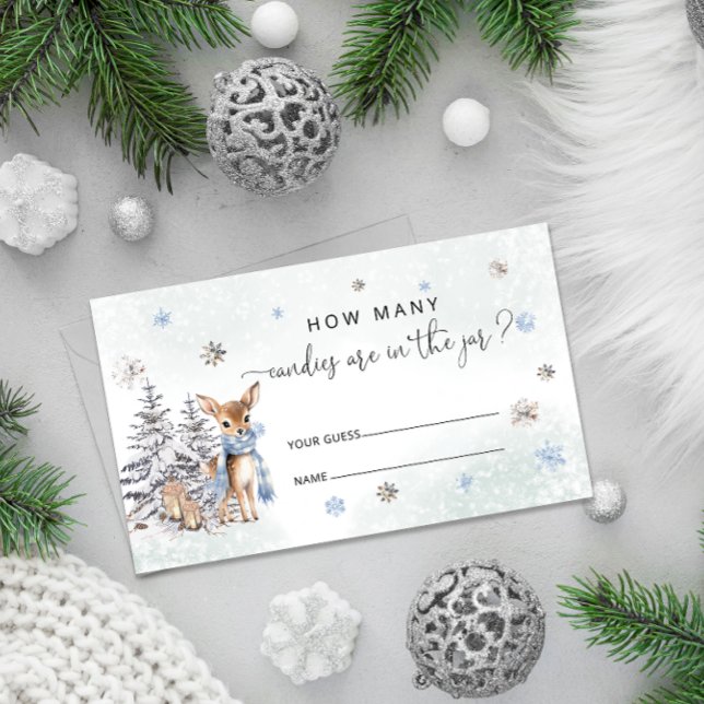 Winter Oh Deer How Many Candies Enclosure Card (Creator Uploaded)