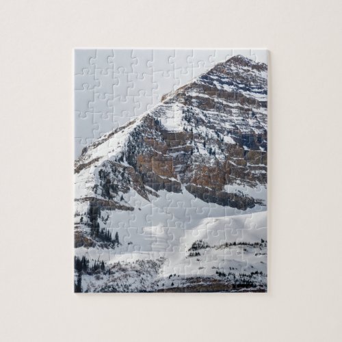 Winter on Mt Timpanogos _ Sundance _ Utah Jigsaw Puzzle
