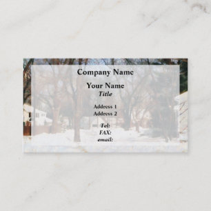 Winter on My Street Business Card