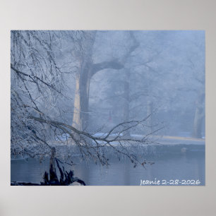 Winter on the Delaware Poster
