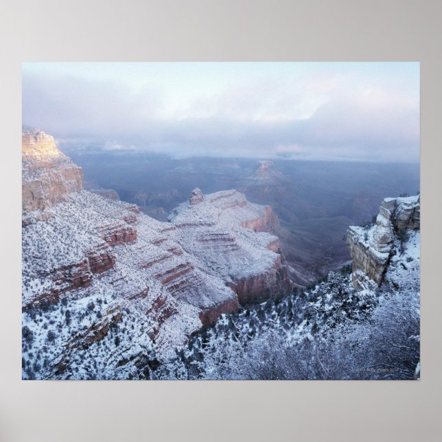 Winter on the South Rim, Grand Canyon National Poster (Front)