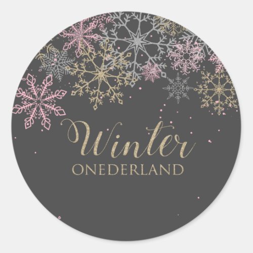 Winter Onderland Snowflake Sticker