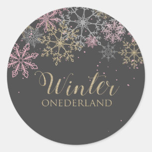 Winter Onderland Snowflake Sticker