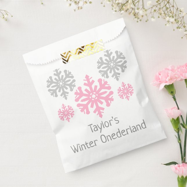 Winter Onederland 1st Birthday Favor Bag (Sealed)