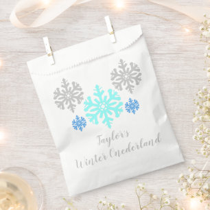 Winter Onederland 1st Birthday Favor Bag