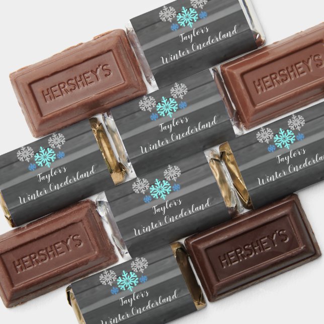 Winter Onederland 1st Birthday Hershey's Miniatures (Assorted)