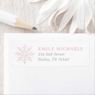 Winter Onederland 1st Birthday Return Address Label