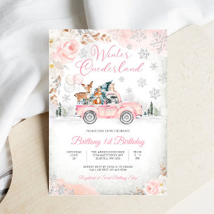 Winter Onederland Birthday Invitation